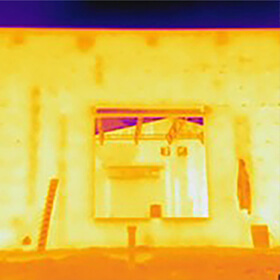 Pinnacle Infrared Image Services Block wall Normal Before View Block Wall Survey Inspection Infrared